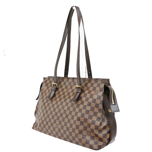 LOUIS VUITTON Chelsea Shoulder Tote Bag Damier Leather BN France N51119 74KA718 - Picture 4 of 16